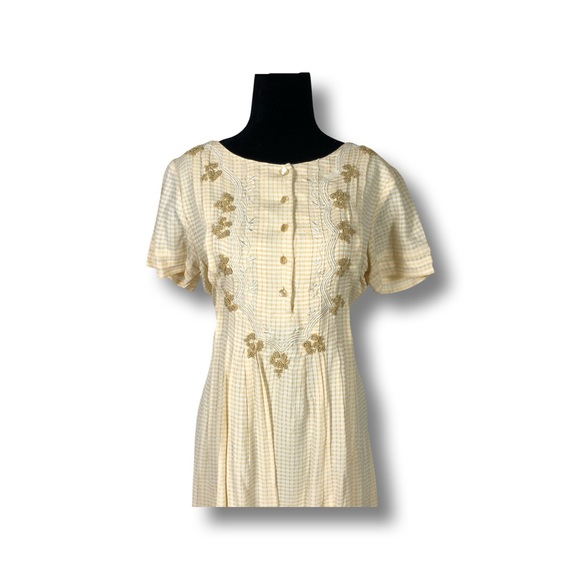 Vintage Embroidered Cottagecore Dress - Picture 3 of 14